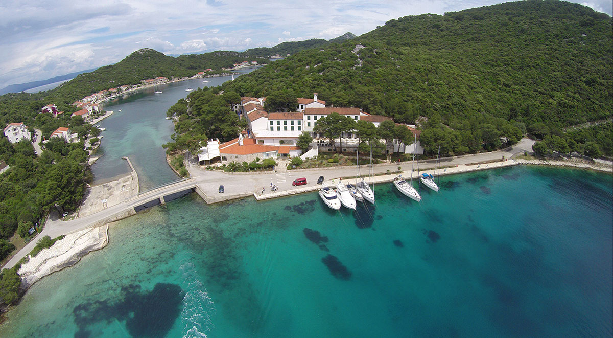 Hrvatska, otok Lastovo, Ubli, Hotel Solitudo