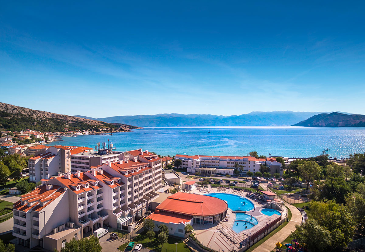 Hrvatska, otok Krk, Baška, Corinthia Baška Sunny hotel by Valamar