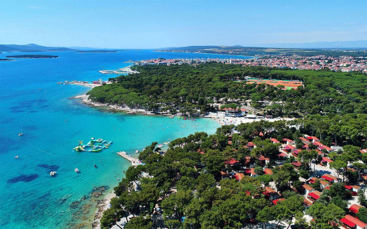 Hrvatska, Biograd, Mobilne kućice Soline