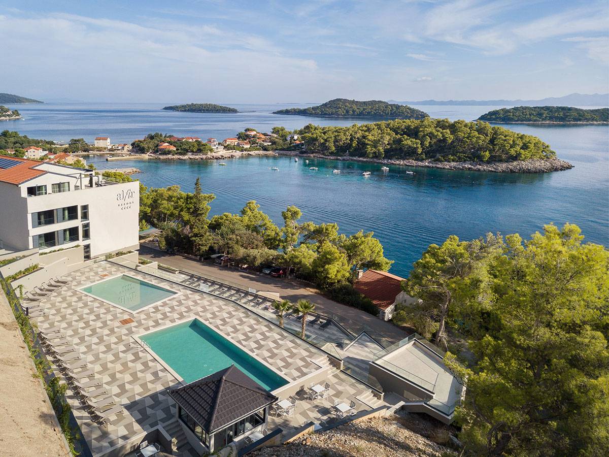 Hrvatska, Otok Korčula, Blato, Hotel Alfir